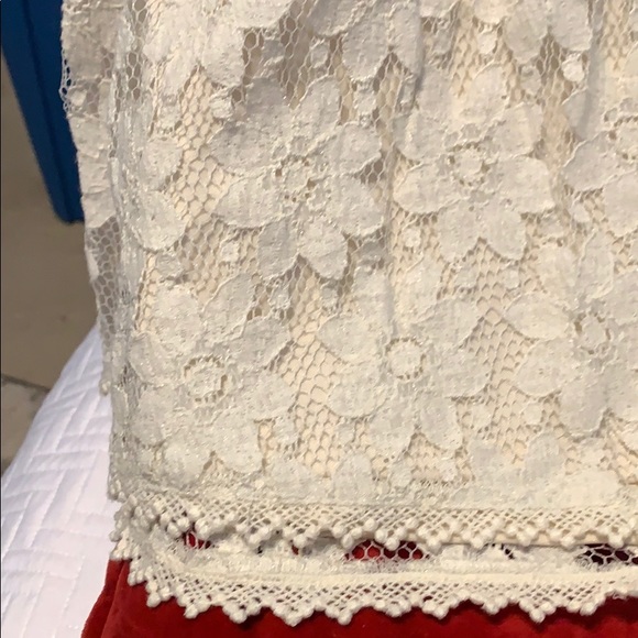 🏖️ American Eagle Outfitter Creme Lace Skirt, Size 6 - Picture 6 of 6